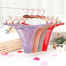 Frauen Transparent T Zurück G-String Tangas Unterwäsche Höschen Sexy Dessous /