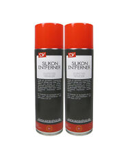 SILIKONENTFERNER SPRAY 2x 500ml Silikon Entferner Siliconentferner Entfetter 