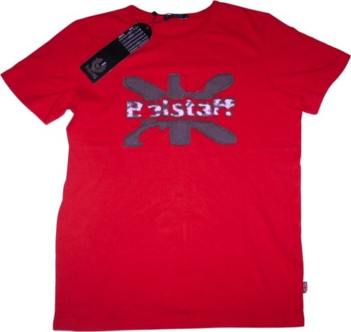 Belstaff shirt neu rot - rot, logo