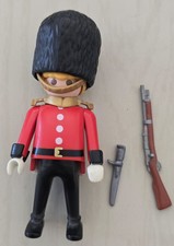 Playmobil Custom Bärenfellmütze Dicker Bauch  Soldat Wache Garde Royal Engländer