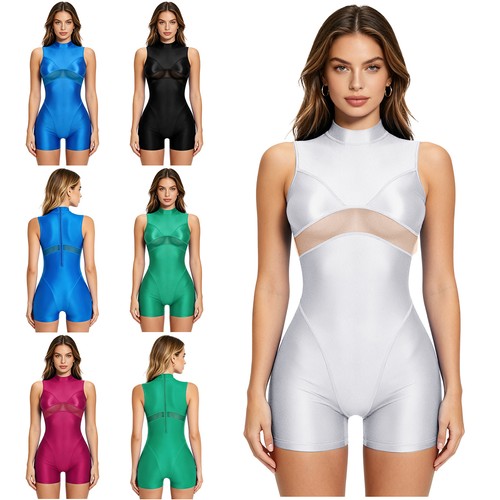 Damen sport badeanzug glossy - damen,