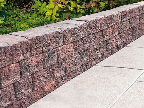Mauersteine riso rot basalt - mauersteine,