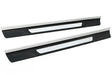 Einstiegsleisten schwarz silber für BMW E46 316ci - 330ci Cabrio + Coupé