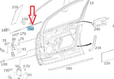 Abdichtschiene Mercedes-Benz