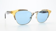 VALENTINO Sonnenbrille VA4027 5065/80 Quadrat Panto Mix Luxus Lady Blaue Gläser