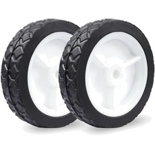 Gummi Räder Universal Ersatzrad 125mm Kinderwagen Rad Achse 12,7mm schwarz 2x