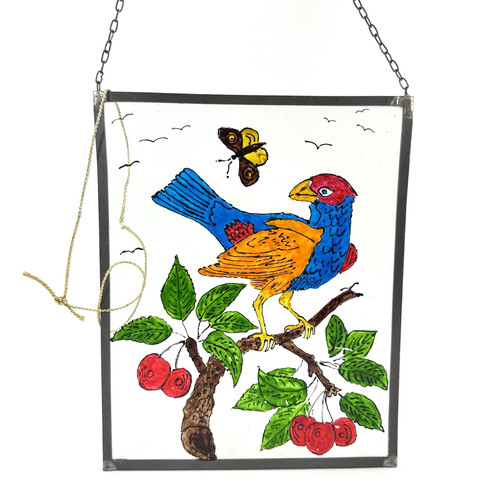 Handbemaltes glas fensterbild - handbemaltes,