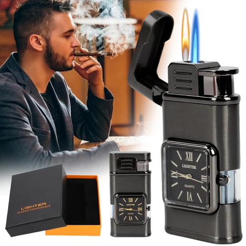 Feuerzeug mit uhr - feuerzeug,