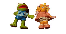 2x Muppet Babies( Kermit Schleich 1985,Piggy Maia Borges 1985)
