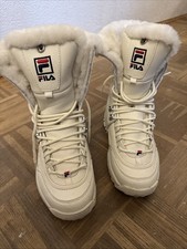 FILA Disruptor Stiefel Damen Winter Mode Stiefel Weiß Größe 38,5