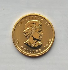 2009 1/4OZ GOLD CANADIAN MAPLE