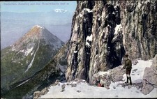 Ak Obertraun Oberösterreich, Dachstein, Ausstieg aus der Hunerscharte - 4910598