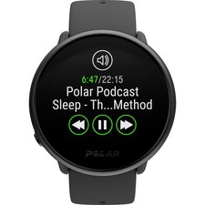 Polar Ignite 2 Pulsuhr mit integriertem Sensor   30 mm S/L Schwarz