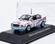 Skoda 130 LR Nr.16 Rallye San Remo 1968 + Plexiglasbox DeA 1:43