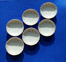 6 x Kaiser Harmonie Zuckerschale / Teebeutelteller / Gebäckteller 8 cm