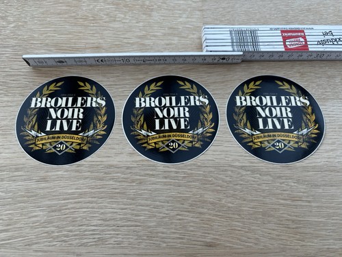Broilers noir live aufkleber - noir,