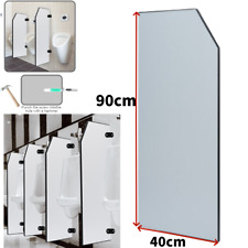 Urinal Trennwand Wandmontage Bidet Schamwand WC Sichtschutz Urinalwand90x40cm