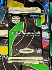 1996 FLEER/SKYBOX USA Basketball (U.S. Olympic Team) PACK 6 Cards SHAQ GOLD OVP!