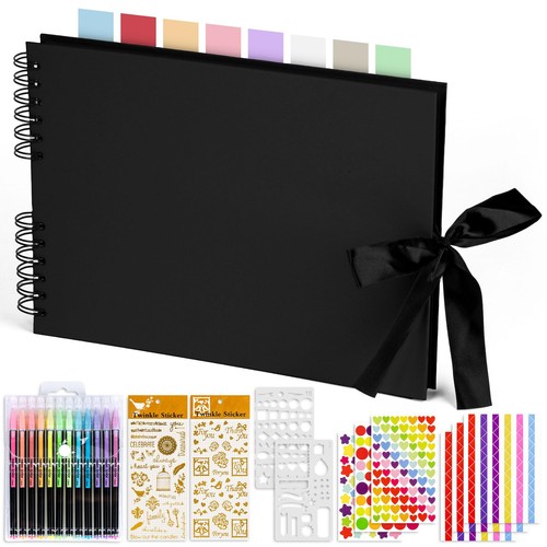 Fotoalbum diy kreativ schwarz - diy,