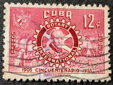 Karibik 1955 P.P. Harris Rotary International Briefmarke old Stamp Timbre Sello