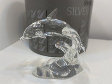  Swarovski Figur 190365 Delfin auf Welle 10 cm mit Ovp Zertifikat. Top Zustand  
