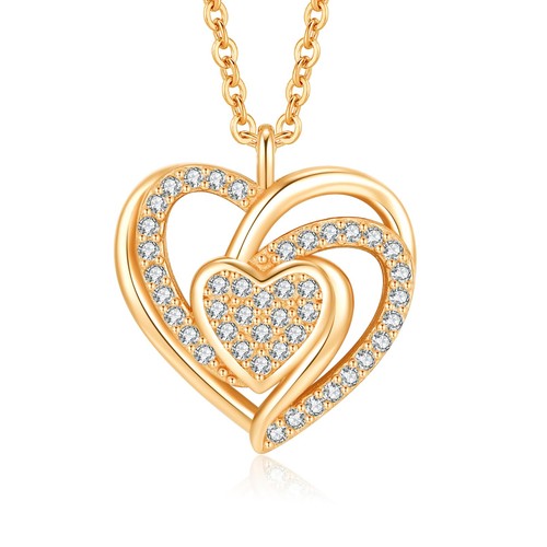 Herz kette halskette damen - herz,