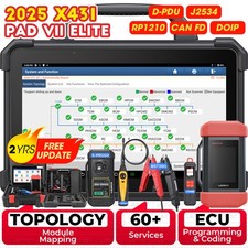 2025 LAUNCH X431 PAD VII PAD 7 OBD2 Diagnosegerät + X-PROG3 i-TPMS BST360 VSP600