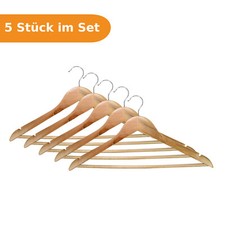 5x Kleiderbügel Holz