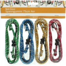 4x Spanngummi 75cm mit Haken
