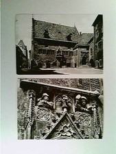 Regensburg, Altes Rathaus, Außenansicht, Bekrönung des Portals, 2 AK, 1x ungelau