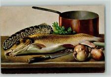10501881 - TSN Serie 469 sign Schoenian - Stilleben Fisch, Kochtopf, Zwiebeln