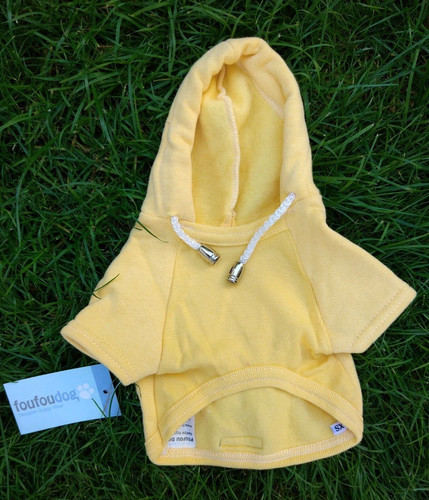Gelber kapuzenpullover - gelber,