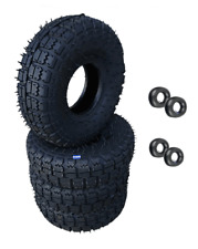 4x Reifen & Schlauch 4.10/3.50-4 4PR Mini Pocket Quad Aufsitzmäher Schneeräumer