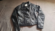 Neu Lederjacke Jacke Motorrad