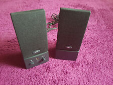 Cyber Acoustics 2-fach Usb PC Lautprecher Boxen. Black. Schwarz. Neu.