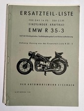 EMW R 35/3- Ersatzteilliste - original Buch | oldtimer Katalog