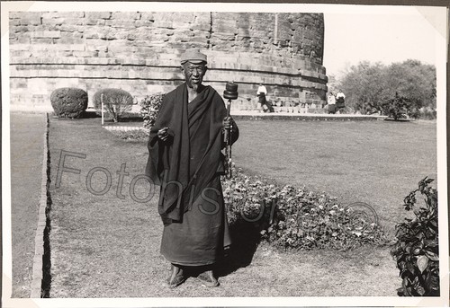 Foto sarnath indien mönch - sarnath,