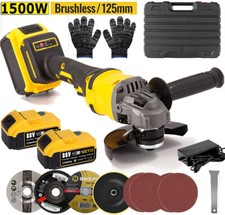 Akku-Winkelschleifer 21V 5.0 Ah Trennschleifer Einhandwinkelschleifer im Koffer