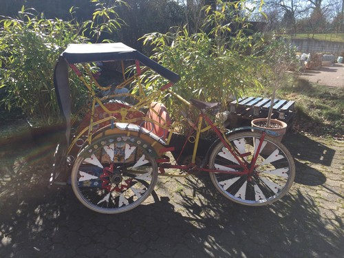 Antike rikscha lastenrad - antike,