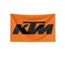 Fahne KTM Flagge Werkstatt Garage Profi Werkzeug Tool Maschine Deko 90x150
