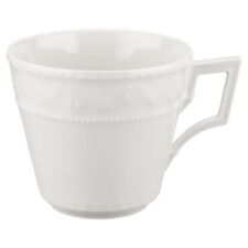 Kaffeetasse KPM Berlin Kurland I.Wahl Dekor uni weiß