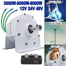 3000W 5000W 8000W 12/24/48V Permanentmagnet Generator 3Phasen Synchrongenerator