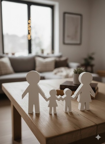 Familie figuren keraflott set - familie,