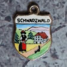 - Schwarzwald - Wappen Bettelarmband  Silber ESJ 800