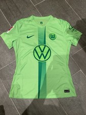 Matchworn VfL Wolfsburg Spielertrikot Trikot Bundesliga Fußball Issued Worn
