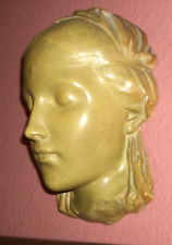 RARE Goldscheider Wien - Wandmaske - von Heinrich Waderé -  Nr. 2154 / 142