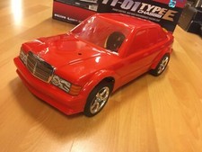 Mercedes 190 von Tamiya- fahrbereit  mit Servos, Motor, Regler, Originalkarton