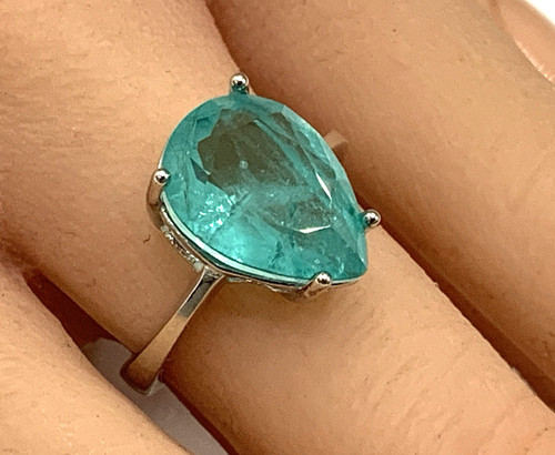 Ring paraiba turmalin - turmalin,