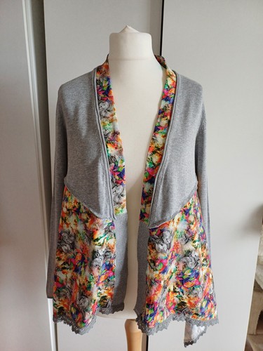 Strickjacke upcycling unikat - strickjacke,