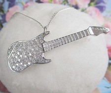Gitarre anhänger 925 - gitarre,